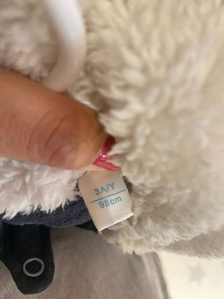 Abrigo infantil azul con capucha