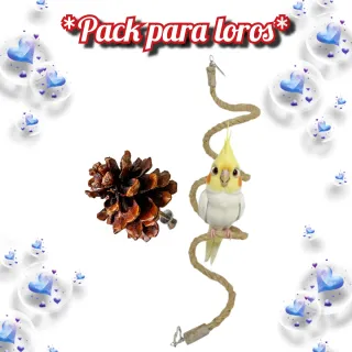 Pack para agapornis/pájaros/periquitos/loros