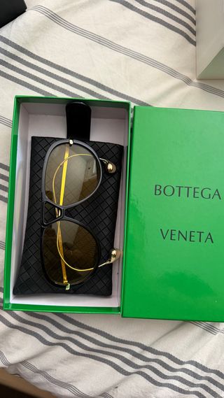 Occhiali Bottega Veneta Neri e Dorati