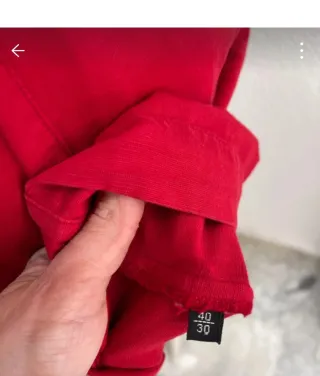 Vestido Massimo Dutti Rojo Sin Mangas