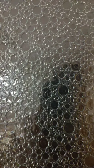 Puerta de interior de madera y cristal semi opaco
