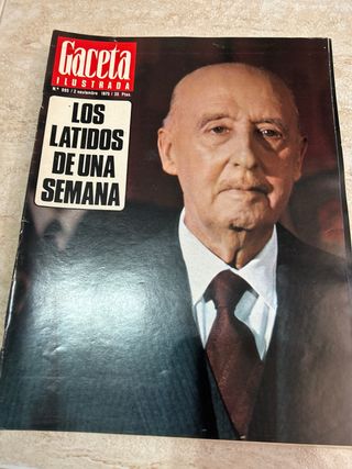 Lote de 10 revistas Gaceta  ilustrada 1975