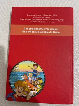 Libro Los cinco y el tesoro de la isla