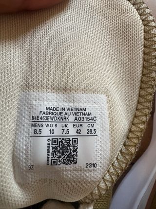 Converse Run Star Hike Verde Talla 42