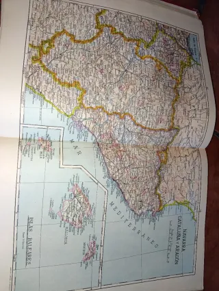 Atlas antiguo de Geografía Mundial