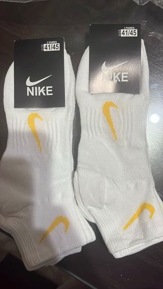 Calcetines Nike Unisex Talla 41-45 ( 3 pares )