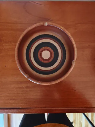 Cenicero Vintage Gres Cerámica