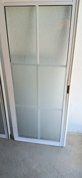 2 balconeras y ventana aluminio