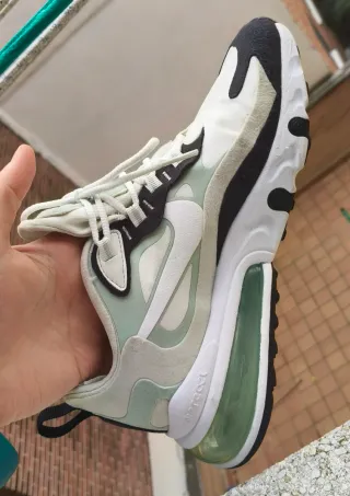 Nike React 270 Mujer Verde/Blanco muy buenos