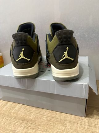 Air Jordan 4 Retro Verde Nero Tg 41
