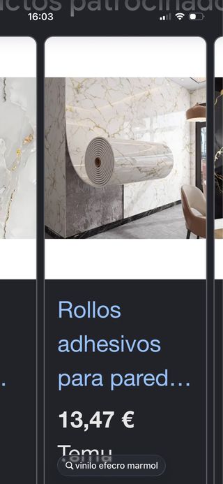 Papel Adhesivo Marmol