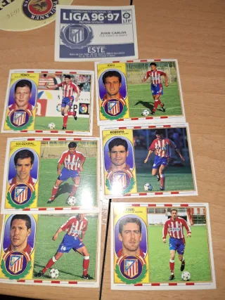 Cromos Liga 96-97 Atlético de Madrid