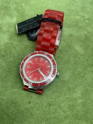 Orologio M & M Emporio Uomo Rosso Argento