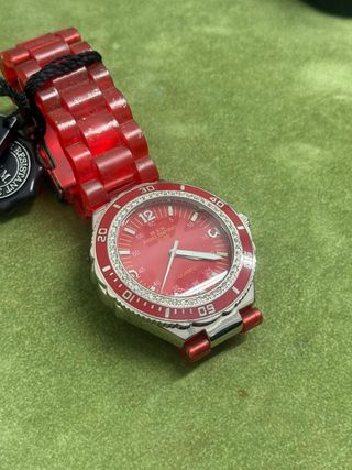 Orologio M & M Emporio Uomo Rosso Argento