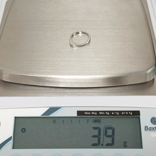 Sortija Oro Blanco Rectangular Brillantes