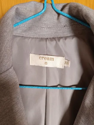 Americana Cream Gris Talla XS