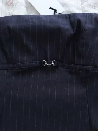 Bershka mini Vestido Raya diplomatica