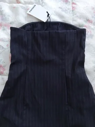 Bershka mini Vestido Raya diplomatica