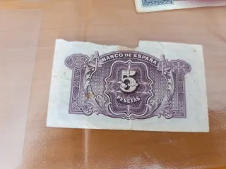 Billetes de Pesetas 1920, 1925, 1935