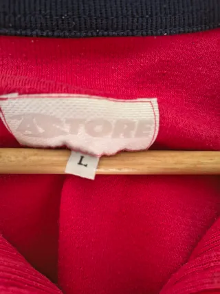 Sudadera Astore Roja y Negra Talla L