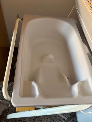Bañera cambiador Brevi blanca