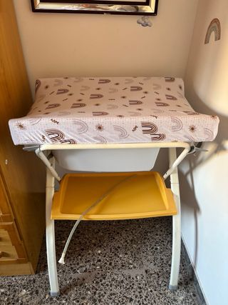 Bañera cambiador Brevi blanca