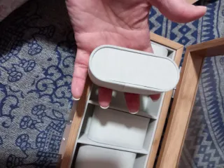 Caja para 6 relojes con tapa de cristal