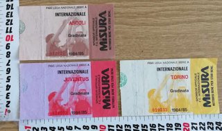 Biglietto Como-Torino Serie A 1984/85 ticket