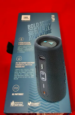 Altavoz JBL Flip 6 azul oscuro