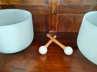 Set 7 Cuencos Cuarzo 432Hz