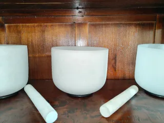 Set 7 Cuencos Cuarzo 432Hz