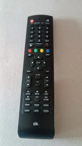 Mando a distancia TV OK.