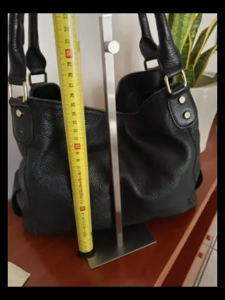 Borsa Anna Virgili Vera Pelle Nera