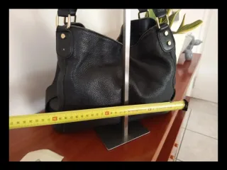 Borsa Anna Virgili Vera Pelle Nera