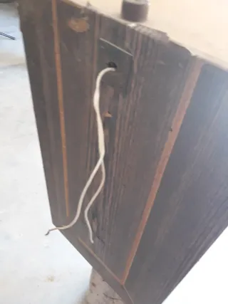 Altavoz madera años 80