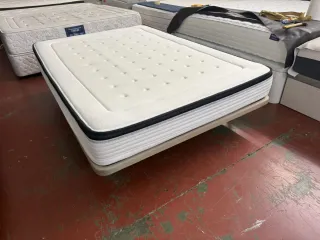Colchón Viscoelástico 140x200 + Base Tapizada