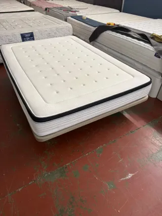 Colchón Viscoelástico 140x200 + Base Tapizada