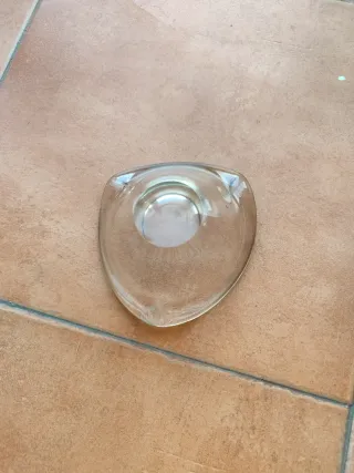 Cenicero de cristal antiguo