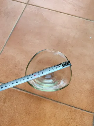 Cenicero de cristal antiguo