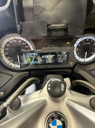 BMW R1200RT Negra y Azul