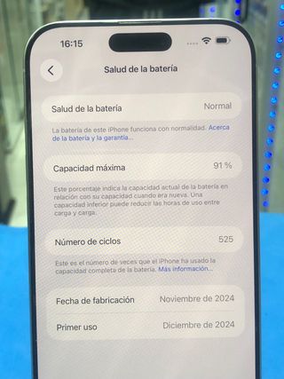 iPhone 16 Pro Max 256GB Plata/Gris