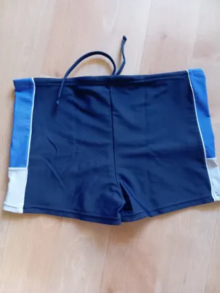 Bañador Turbo Natación Hombre Azul/Blanco