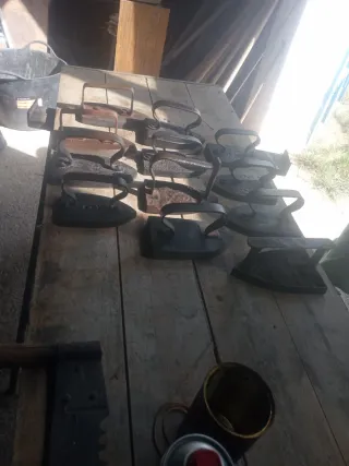 Planchas antiguas de hierro