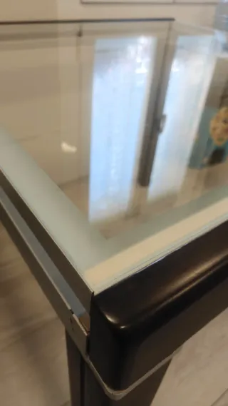 Mesa comedor cristal 90x90