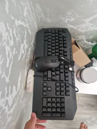 Teclado Fnac y Ratón Game Negro con rgb