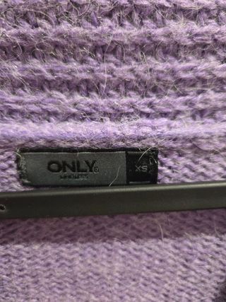Chaleco Morado manga corta Only