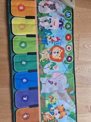 Alfombra Piano Musical Infantil Animales