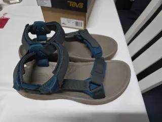 Sandalias Teva Azul y Gris