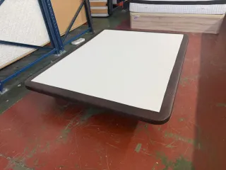 150x190 BASE TAPIZADA y  COLCHON ASPOL
