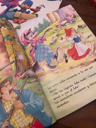 Libro infantil con 12 cuentos clásicos